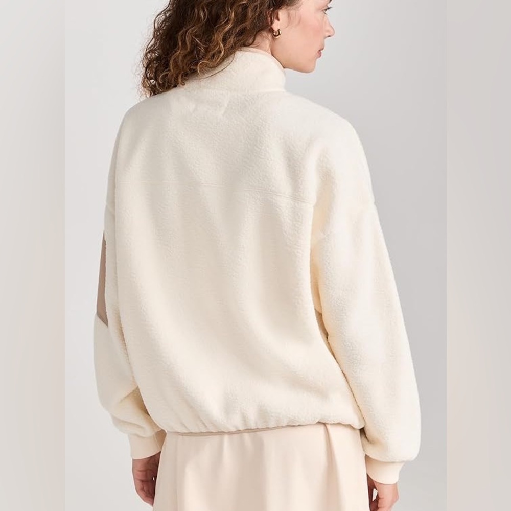 Madewell MWL Drapey Sherpa Buick Jacket Antique Cream - Picture 3 of 12